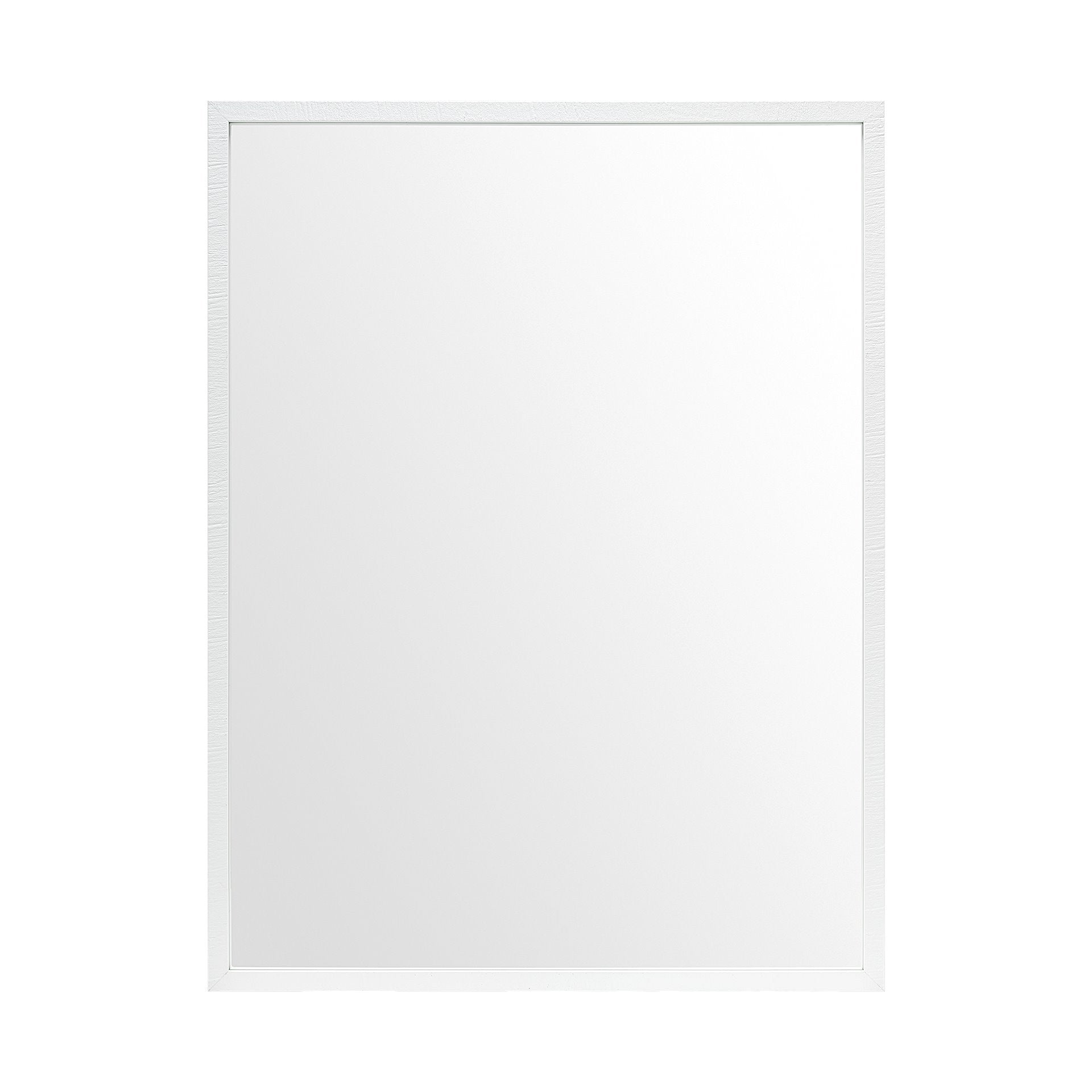 42" White Bathroom Vanity Mirror-Mirrors-DECOROLALA