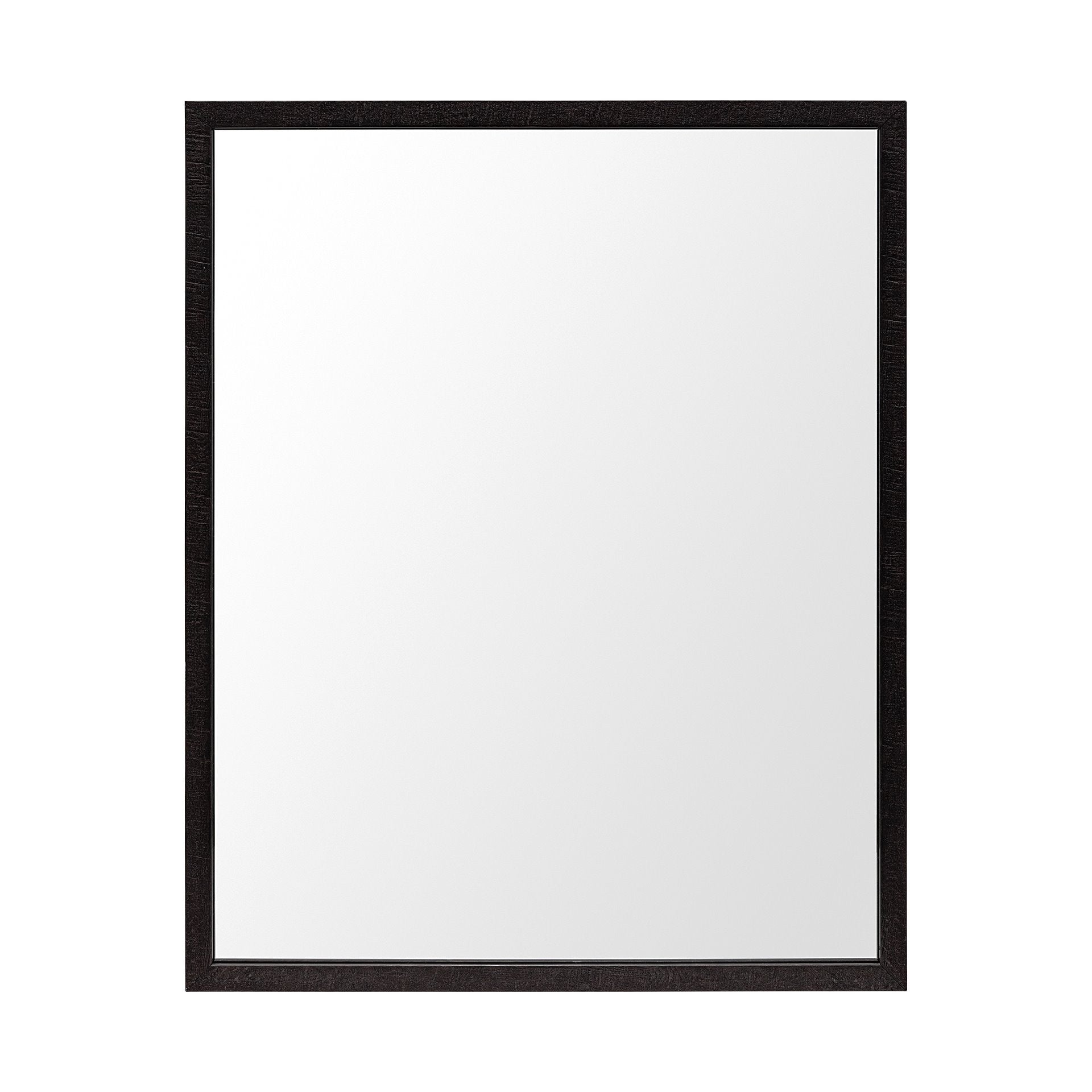 32" Black Bathroom Vanity Mirror-Mirrors-DECOROLALA