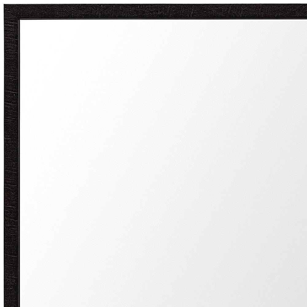 32" Black Bathroom Vanity Mirror-Mirrors-DECOROLALA
