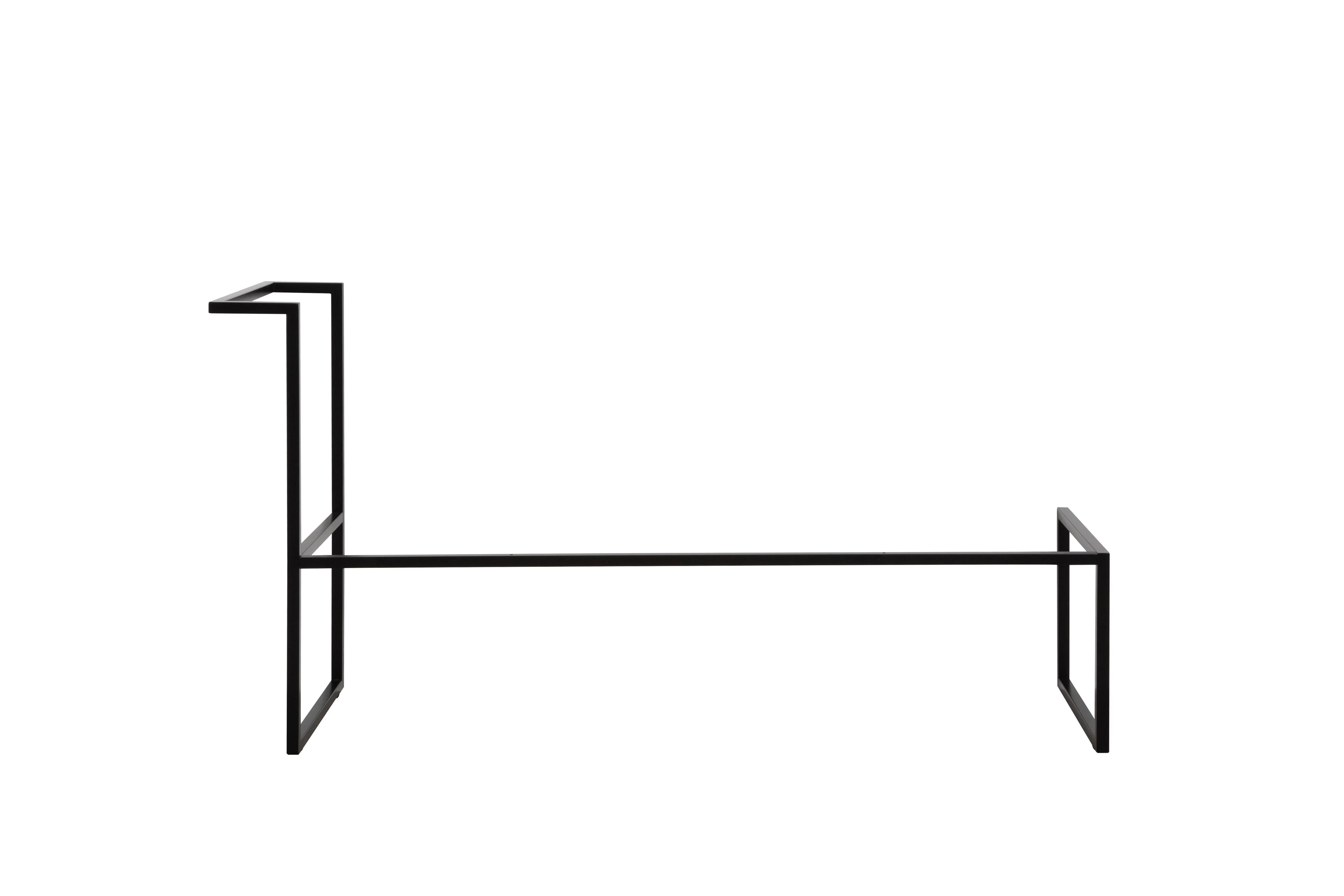 59" Matte Black Stainless Steel Frame for Wall Mounted Vanities - 1034*449*790