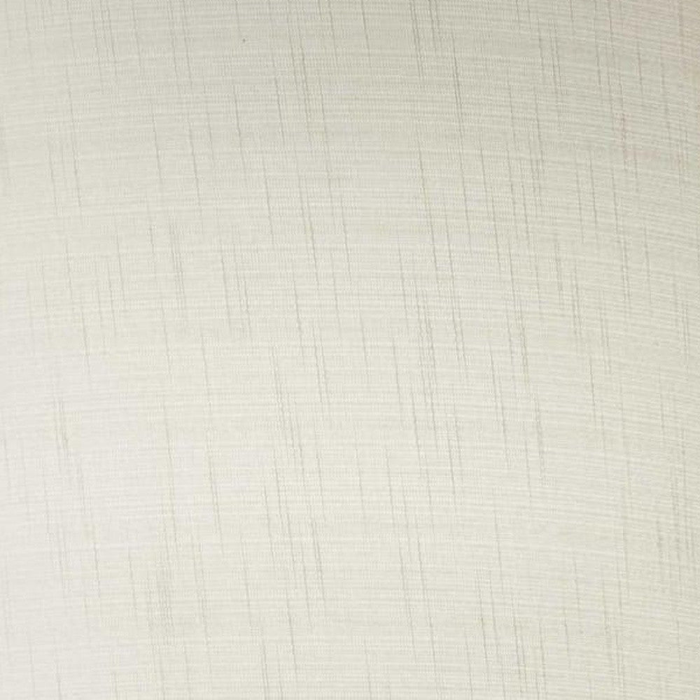 61" Brass Metal Floor Lamp With White Fabric Cylinder Shade-Floor Lamps-DECOROLALA