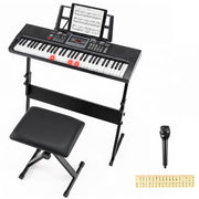 61-Key Keyboard Piano for Beginners - Black