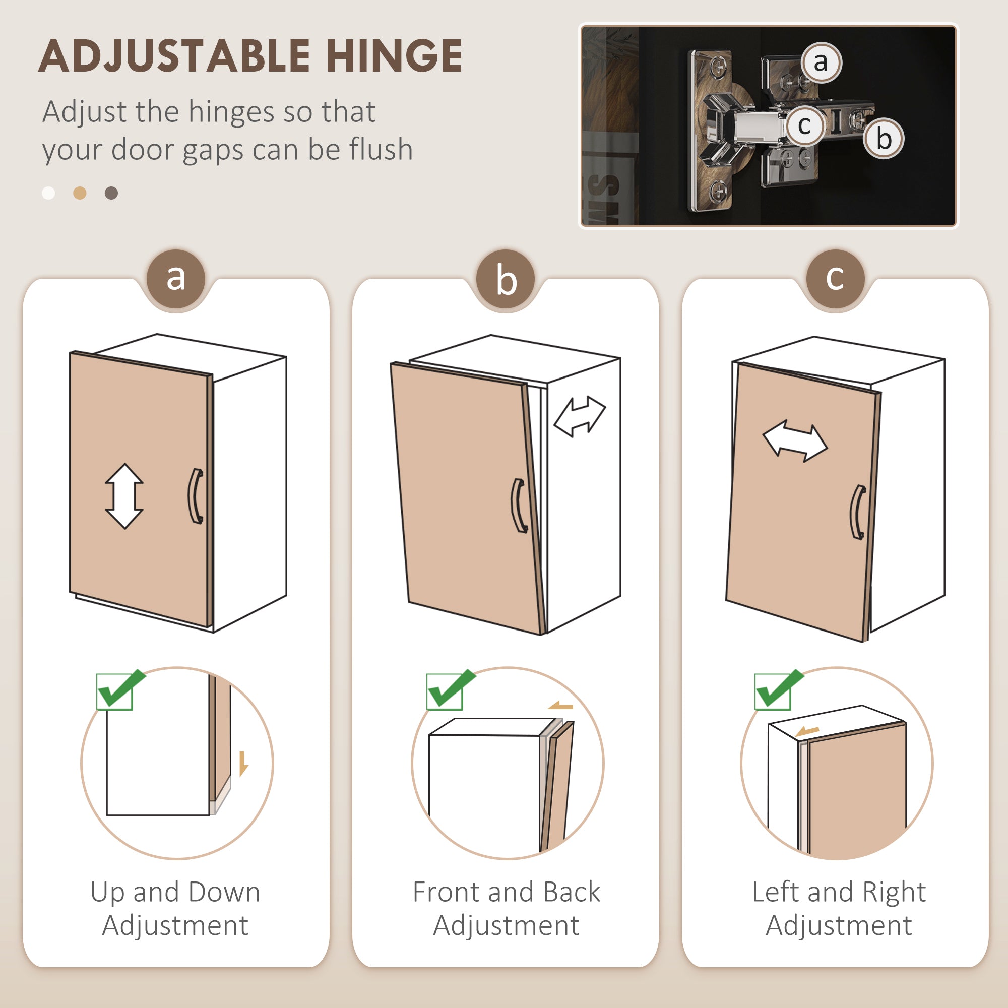 61" Kitchen Buffet - Farmhouse Pantry with Glass Doors, Black-DECOROLALA