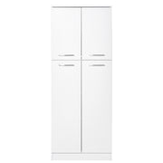 61" Pantry Cabinet - White Freestanding Storage with 2 Doors-Home Furnishings > Storage & Organization > Kitchen Pantry Cabinets-DECOROLALA