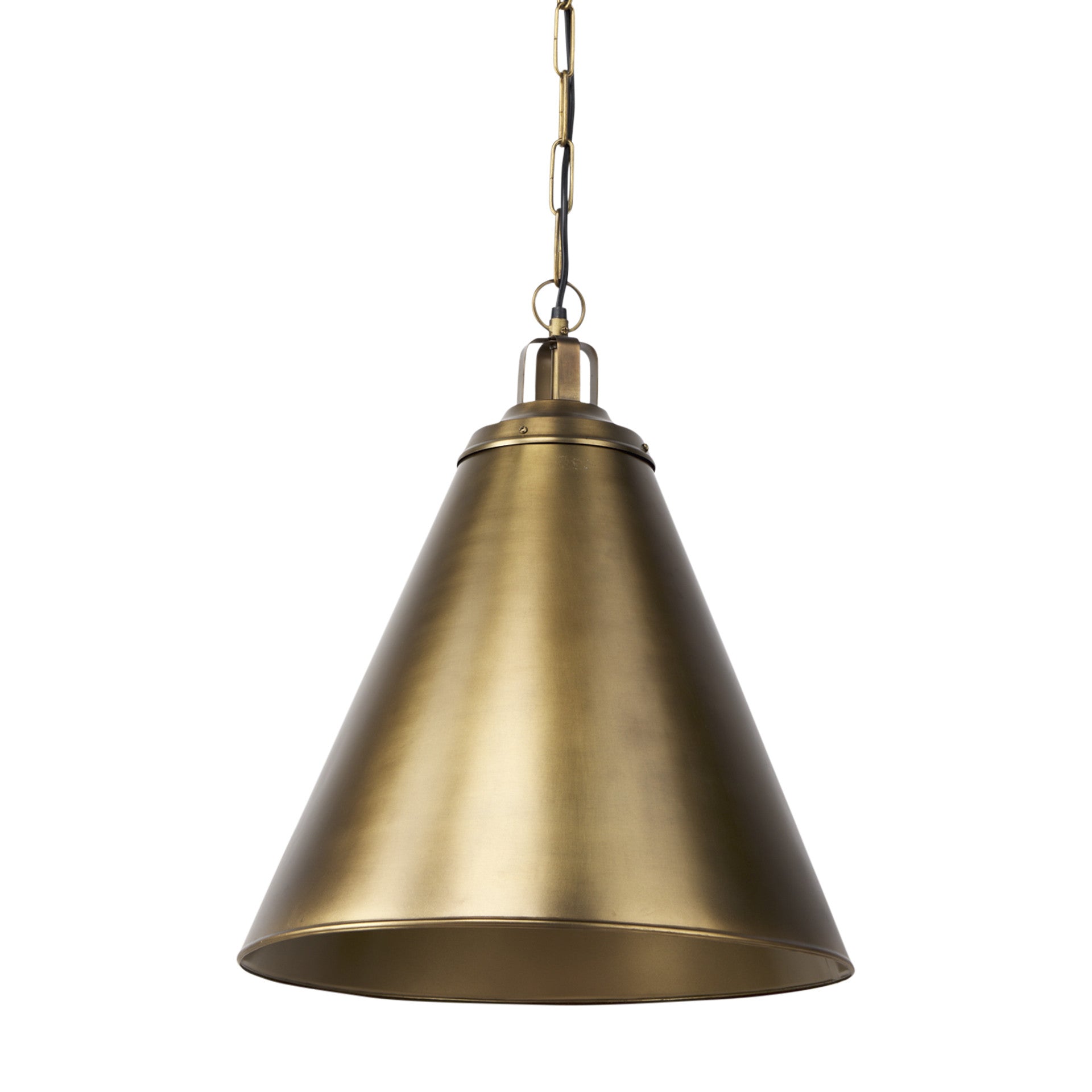 Gold Single Metal Dimmable Ceiling Light With Gold Shades-Pendants-Hanging Lights-DECOROLALA