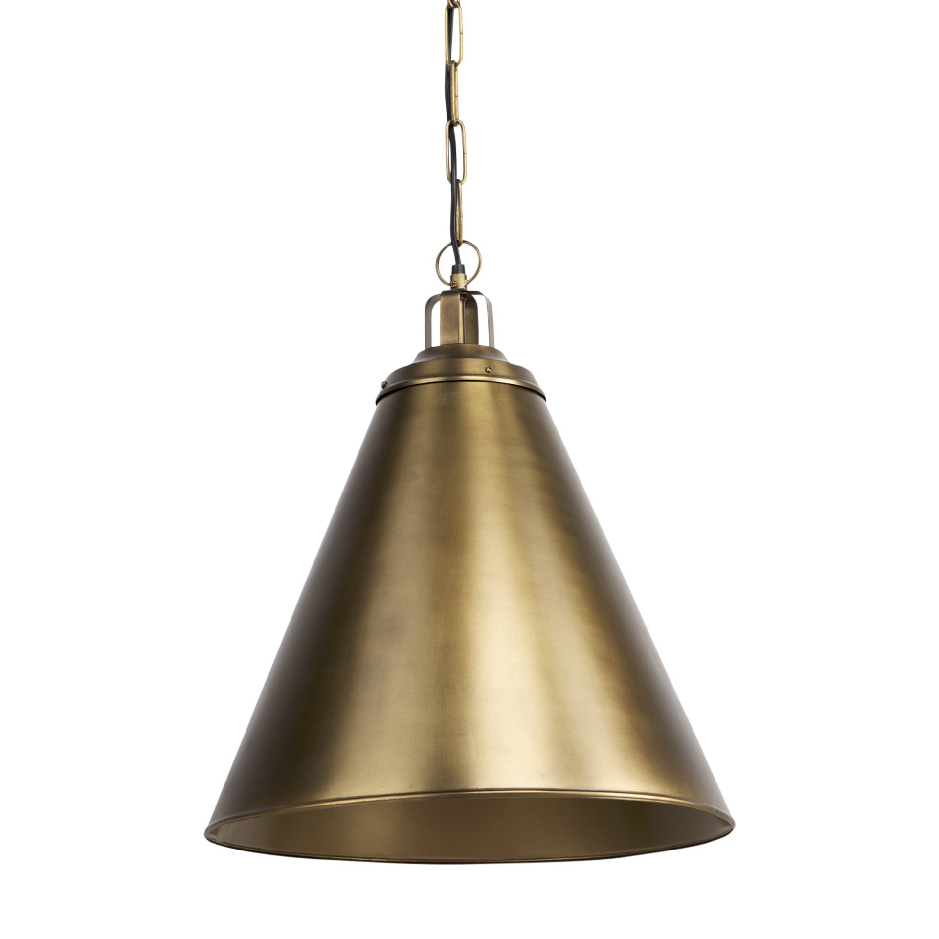 Gold Single Metal Dimmable Ceiling Light With Gold Shades-Pendants-Hanging Lights-DECOROLALA