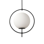 White Single Metal Dimmable Ceiling Light With White Shades-Pendants-Hanging Lights-DECOROLALA