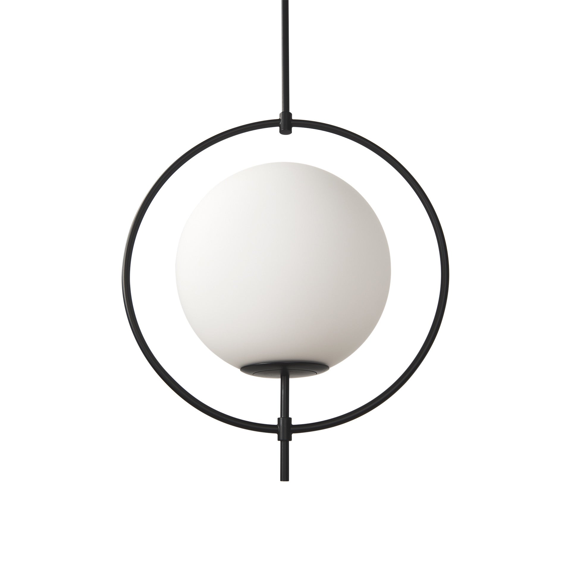 White Single Metal Dimmable Ceiling Light With White Shades-Pendants-Hanging Lights-DECOROLALA