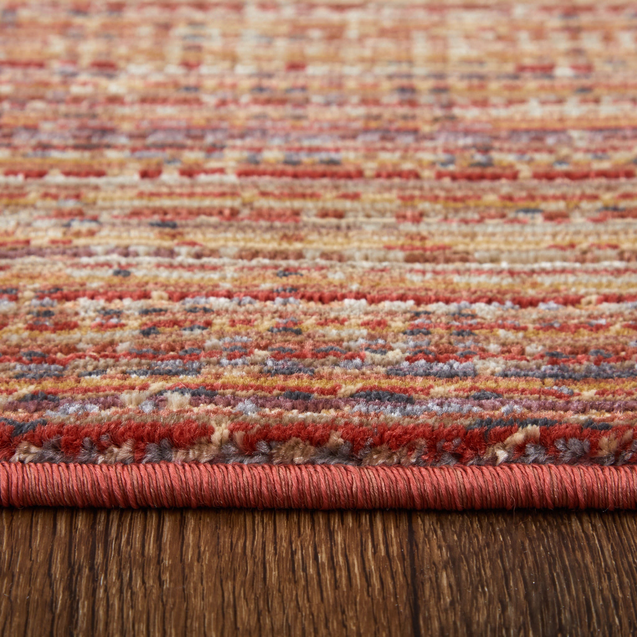 8' Tan And Brown Runner Rug-5