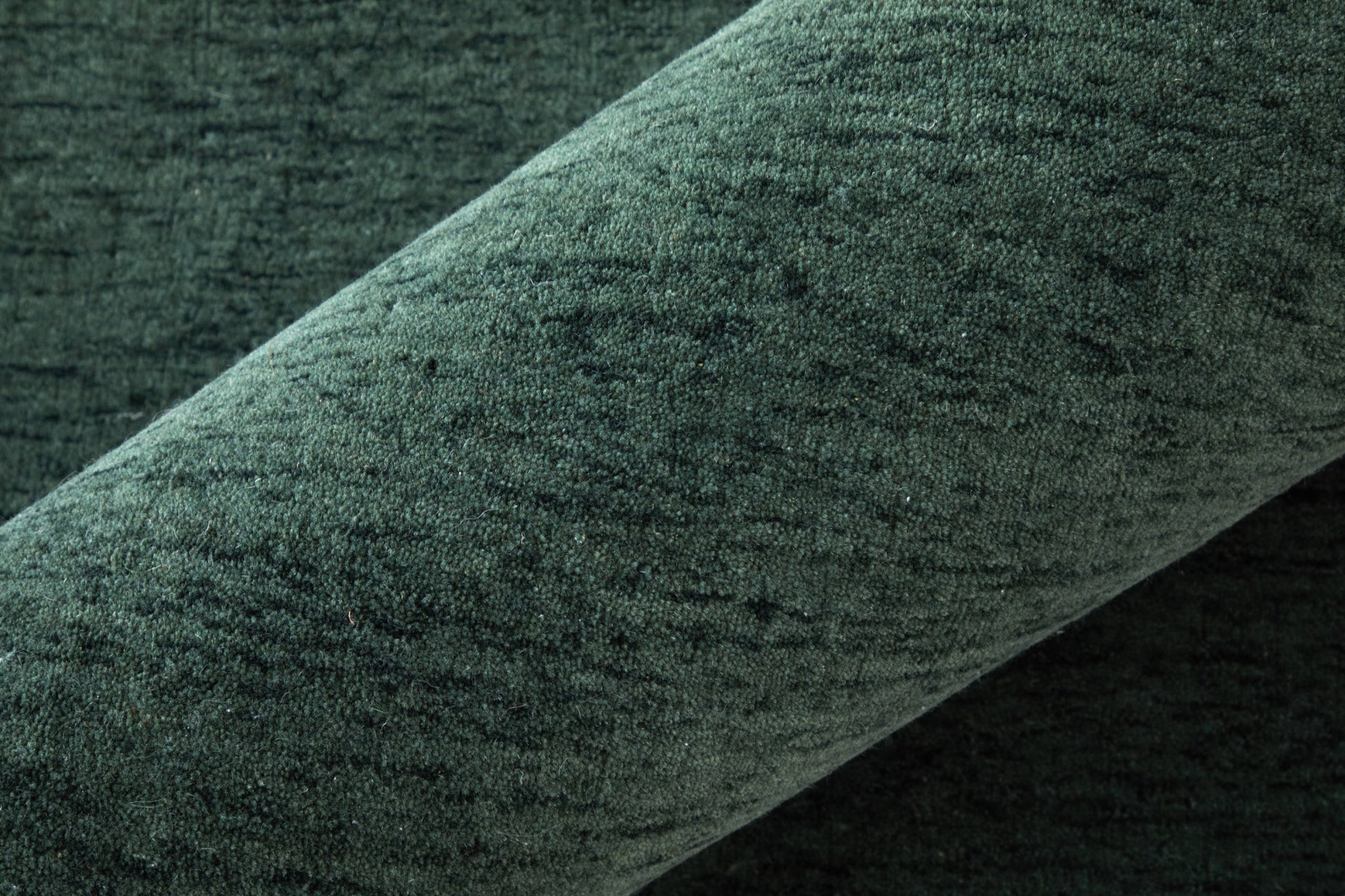8' Green Hand Woven Runner Rug-8