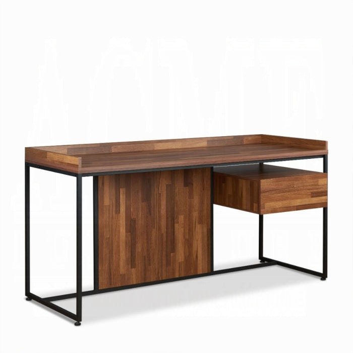 62" Brown and Black Computer Desk-Desks-DECOROLALA