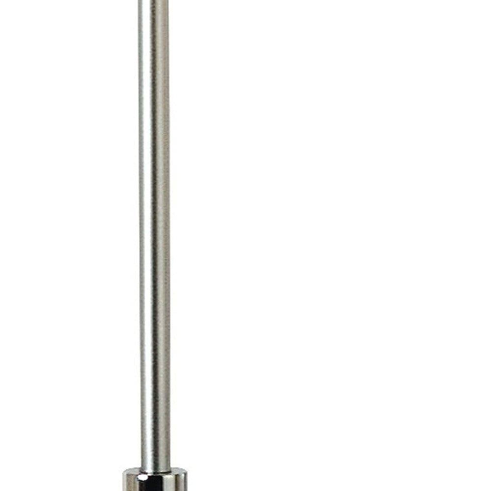 62" Floor Lamp With White Fabric Empire Shade-Floor Lamps-DECOROLALA