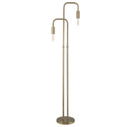 63" Two Light Torchiere Floor Lamp-Floor Lamps-DECOROLALA