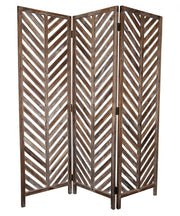 63 X 72 Brown Wood Screen-Room Dividers-DECOROLALA