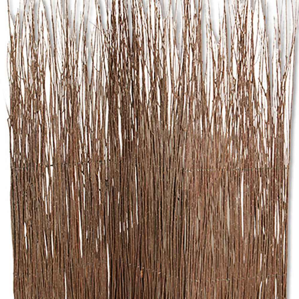 63" X 84" Brown Willow Adirondack Screen-Room Dividers-DECOROLALA
