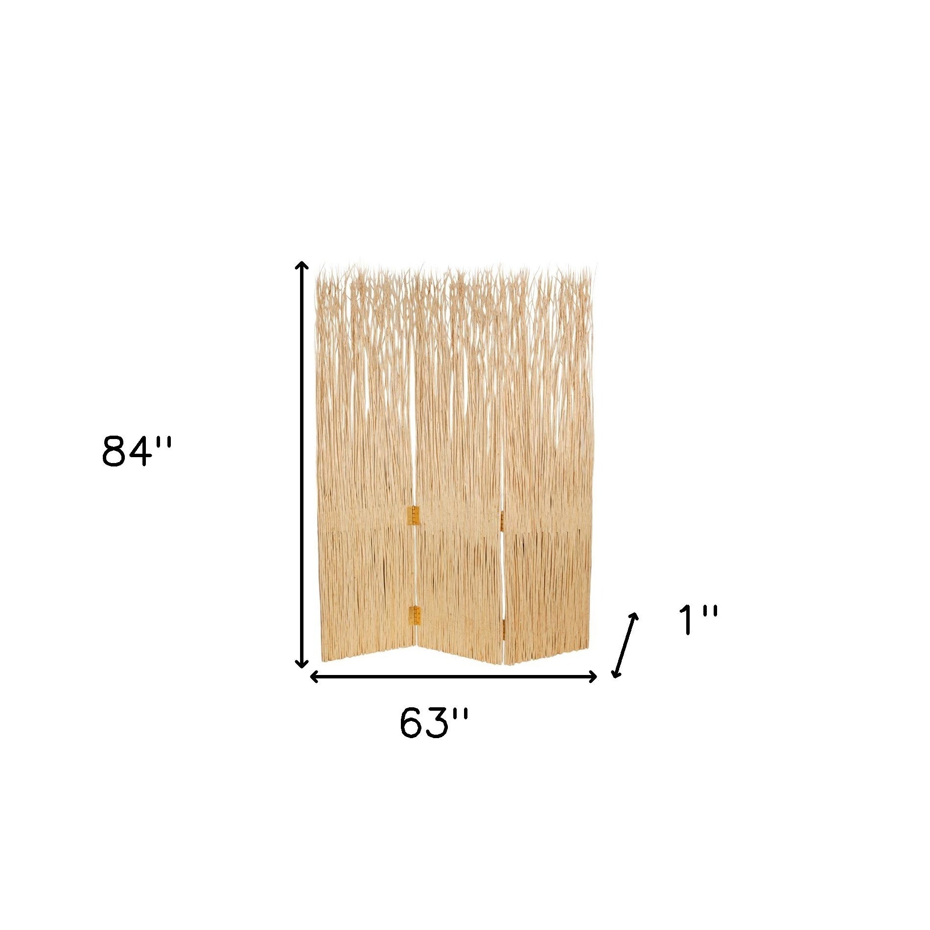 63" X 84" Natural Willow Adirondack Screen-Room Dividers-DECOROLALA