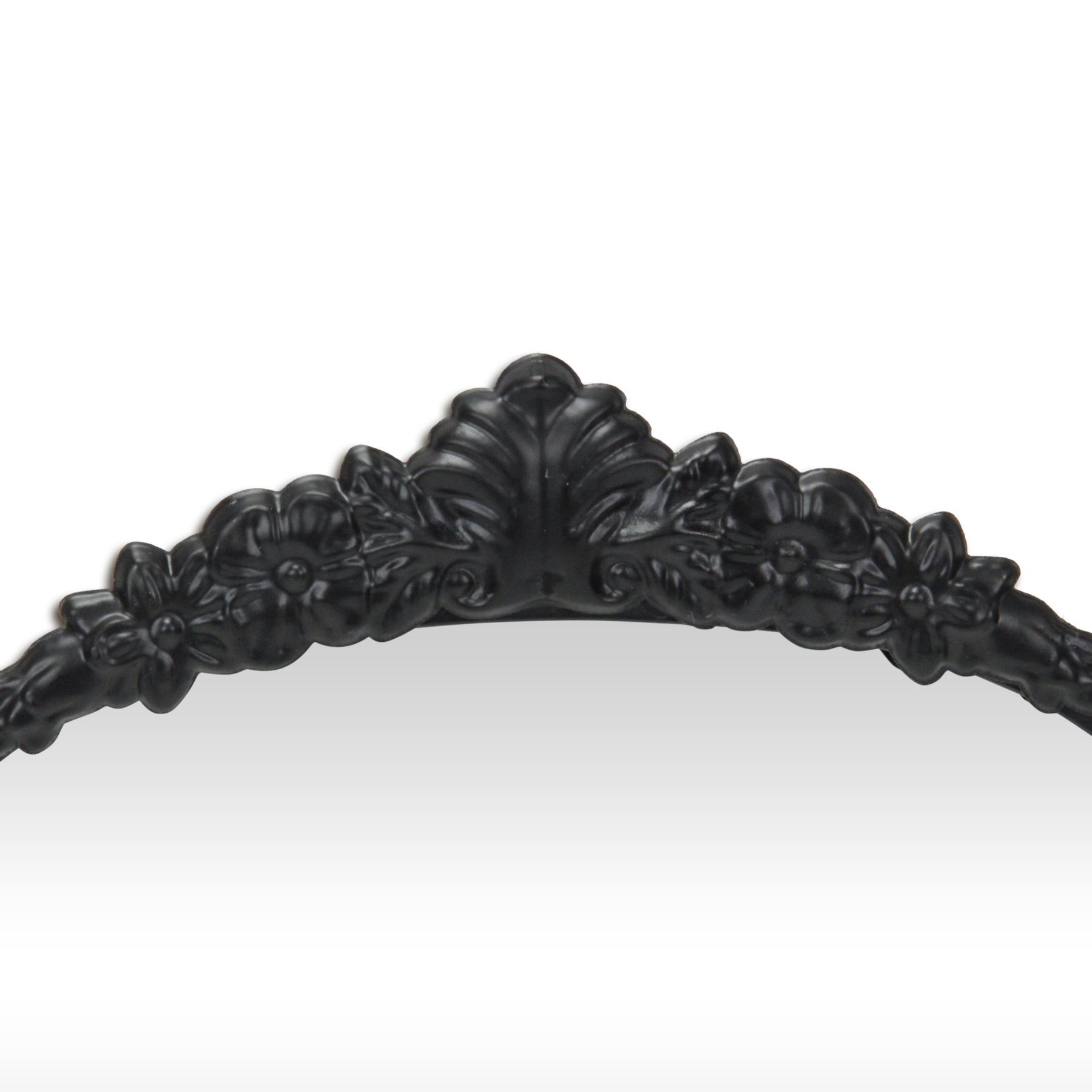 16" Black Metal Arch Accent Mirror-Mirrors-DECOROLALA
