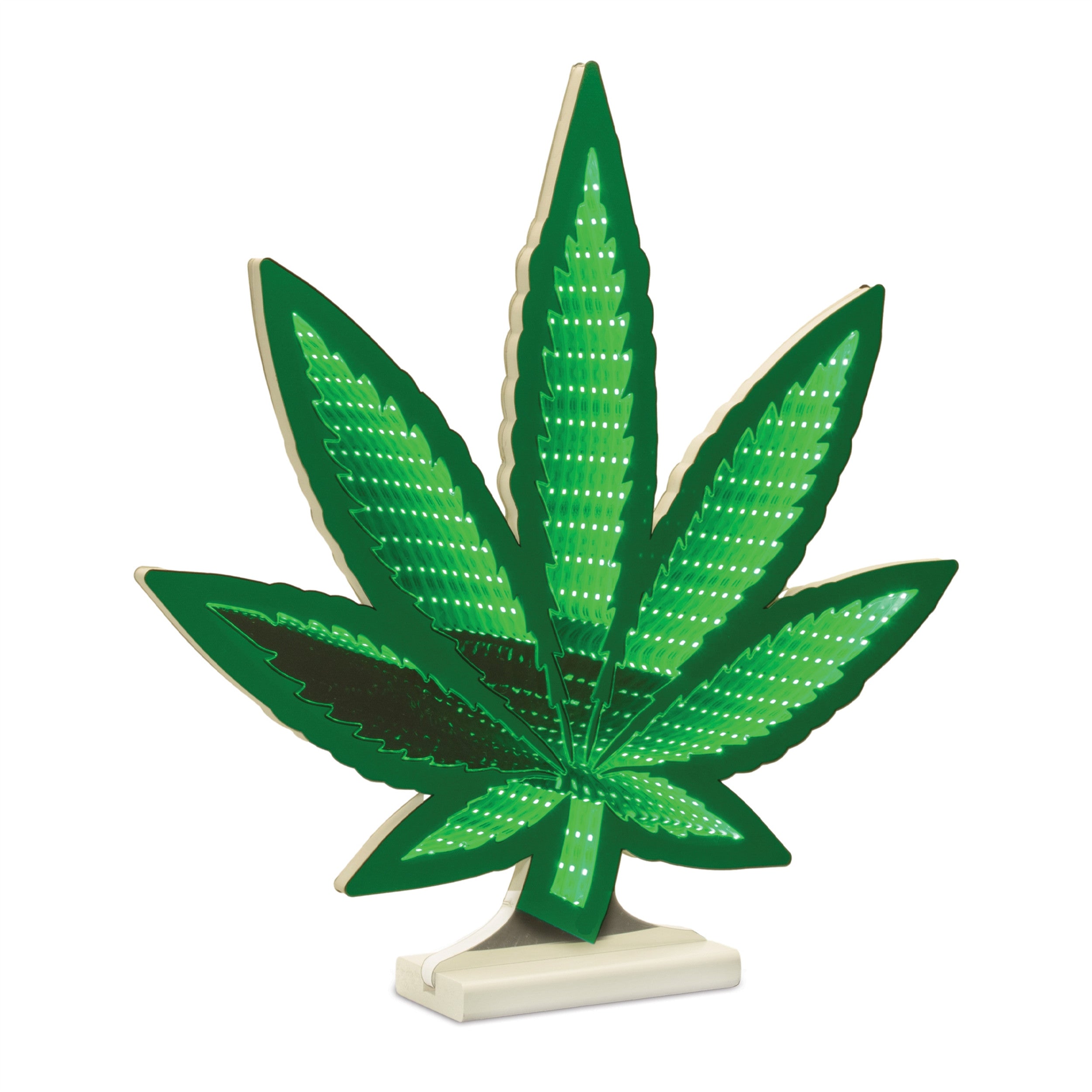 18" Green Acrylic Figurine with LED-Sculptures-DECOROLALA