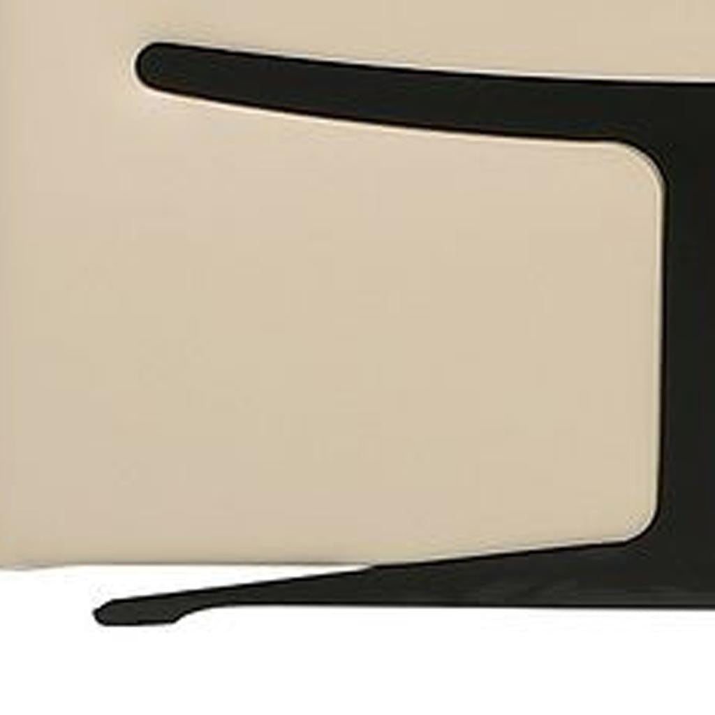 Beige Italian Leather Power Reclining U Shaped Eight Piece Corner Sectional With Console-Sectionals-DECOROLALA