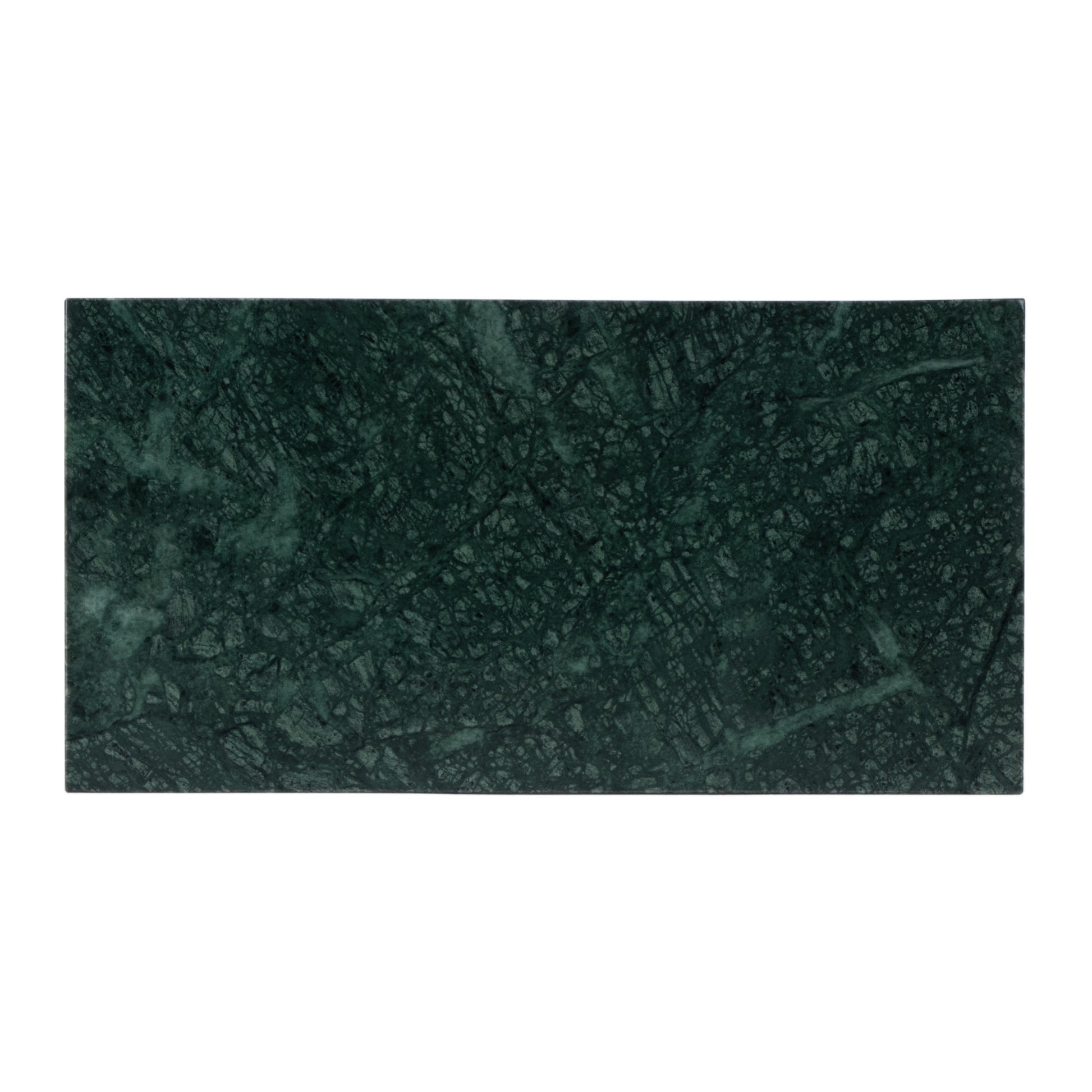 22" Green and Gold Marble and Iron Frame End Table With Magazine Holder-End-Side Tables-DECOROLALA