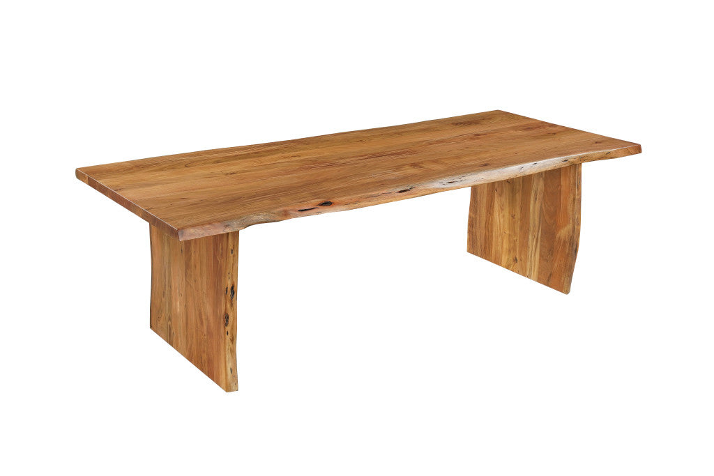 11 Piece Brown Solid Wood Dining Set with 10-Dining Sets-DECOROLALA