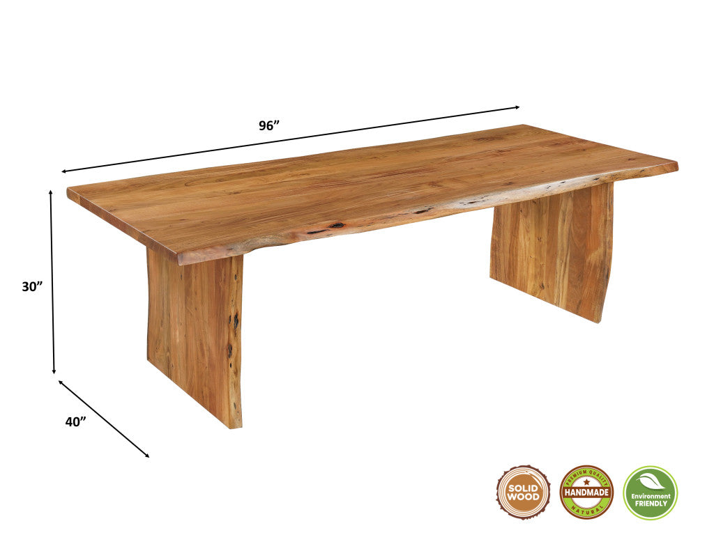 11 Piece Brown Solid Wood Dining Set with 10-Dining Sets-DECOROLALA