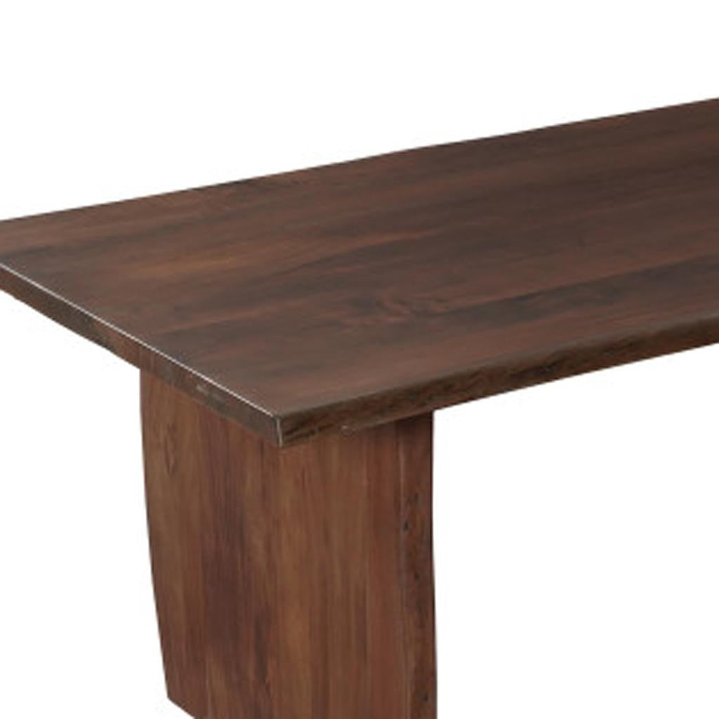 13 Piece Brown Solid Wood Dining Set with 12-Dining Sets-DECOROLALA