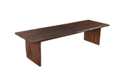 13 Piece Brown Solid Wood Dining Set with 12-Dining Sets-DECOROLALA
