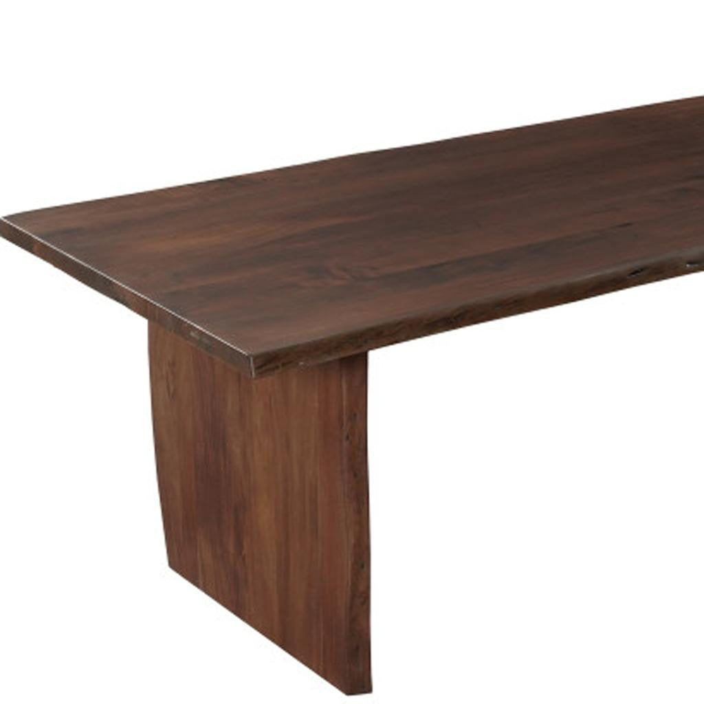 13 Piece Brown Solid Wood Dining Set with 12-Dining Sets-DECOROLALA