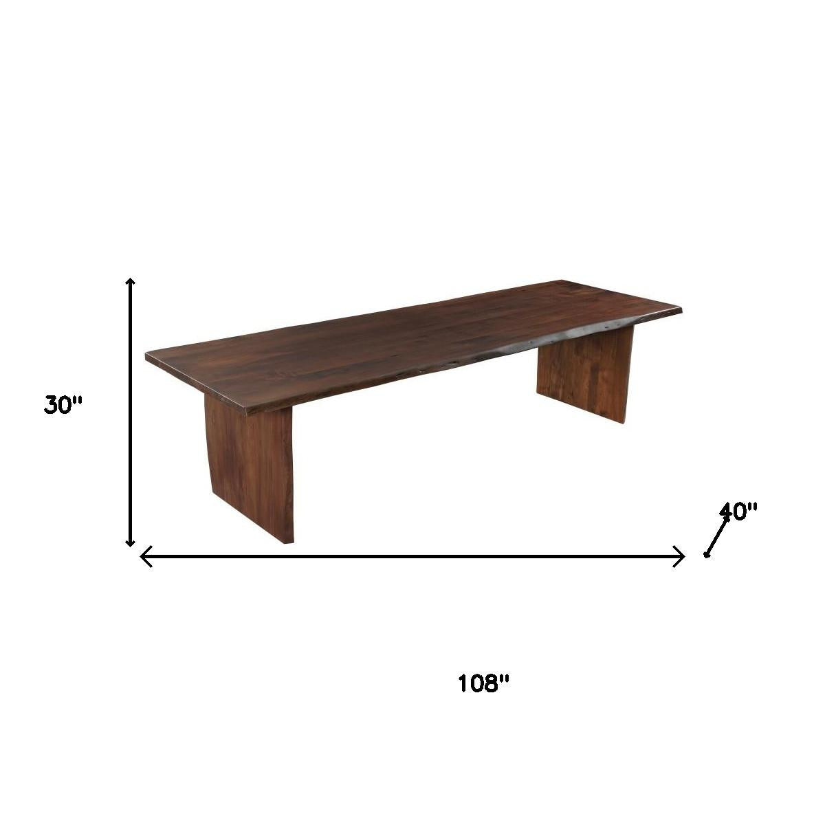 13 Piece Brown Solid Wood Dining Set with 12-Dining Sets-DECOROLALA