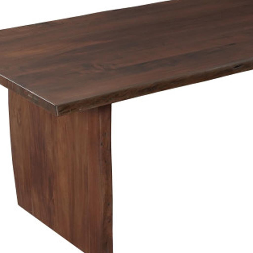 15 Piece Brown Solid Wood Dining Set with 14-Dining Sets-DECOROLALA