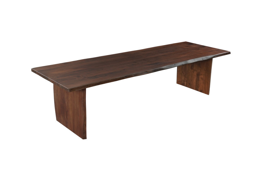 15 Piece Brown Solid Wood Dining Set with 14-Dining Sets-DECOROLALA