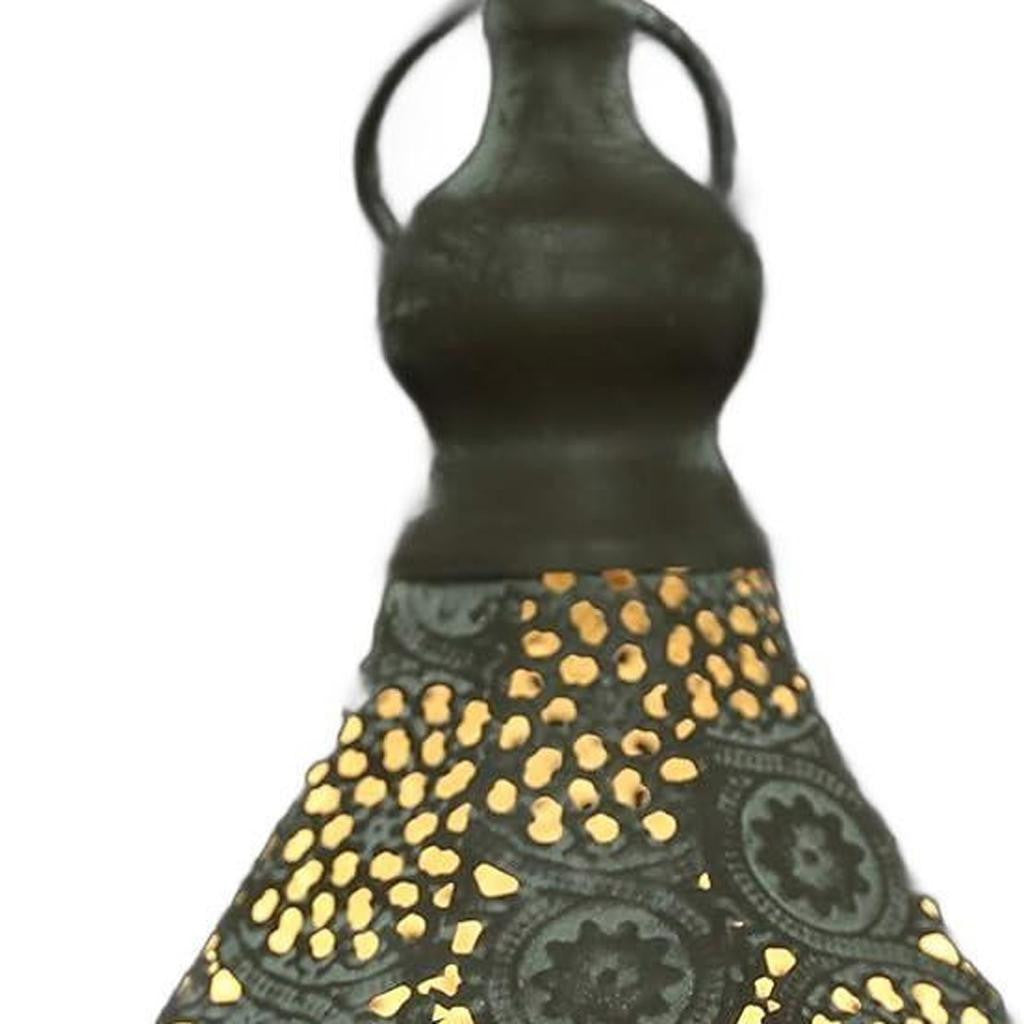 12" Gray Metal Novelty Bedside Lamp With Black Cone Shade-Table Lamps-DECOROLALA