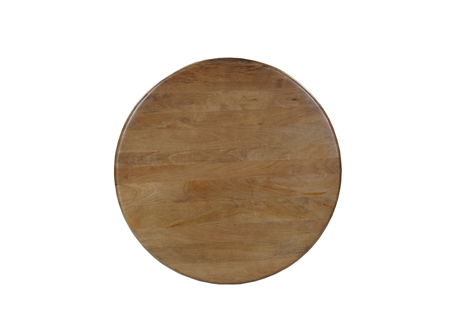 Five Piece Brown Round Solid Wood Dining Set with Four Chairs-Dining Sets-DECOROLALA