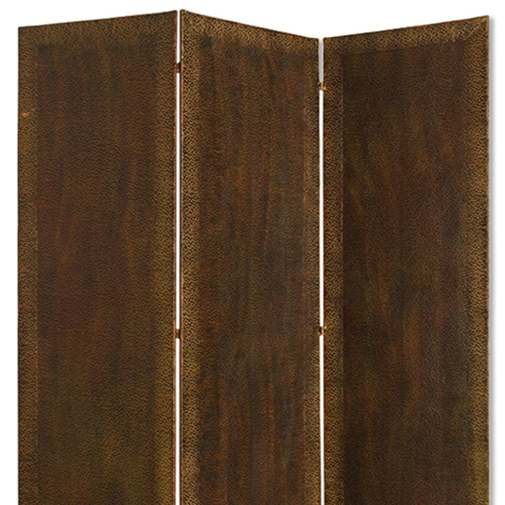 65" X 72" Bronze Wood Forger Screen-Room Dividers-DECOROLALA