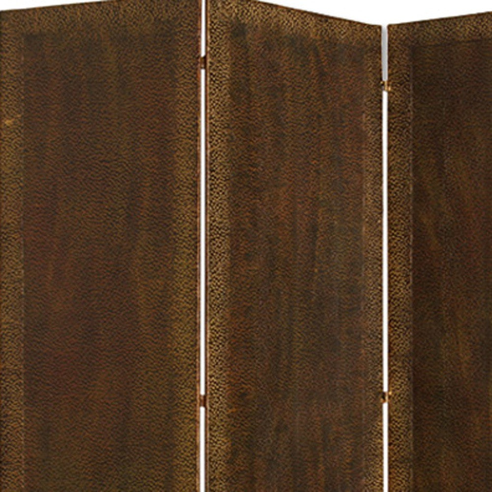 65" X 72" Bronze Wood Forger Screen-Room Dividers-DECOROLALA