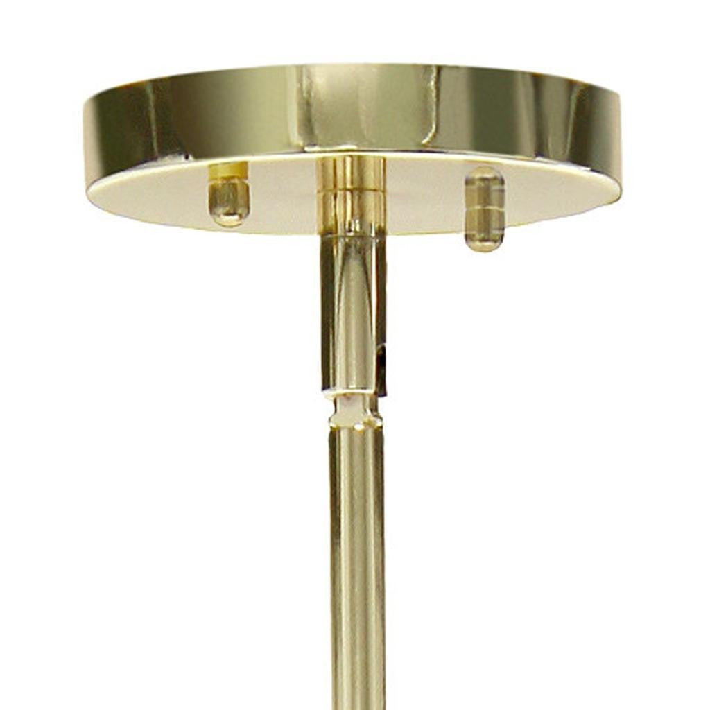 Gold Cylinder Iron Ceiling Light With Clear Shades-Pendants-Hanging Lights-DECOROLALA