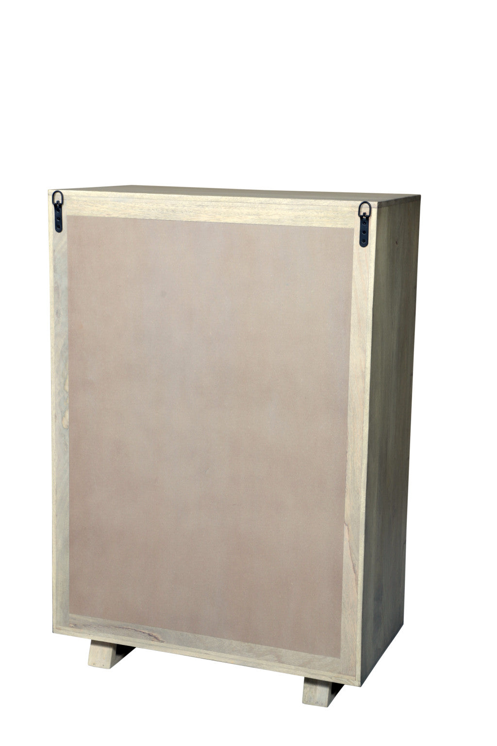 35" White Solid Wood Five Drawer Dresser-3