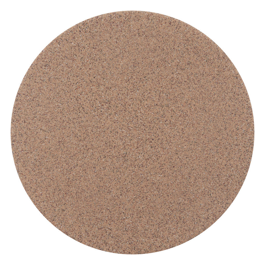 17" Brown Heavy Duty Plastic Round Pedestal End Table-3