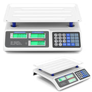 66lb Price Computing Scale Commercial Food Scale with Dual LCD Displays-Kitchen Tools-DECOROLALA