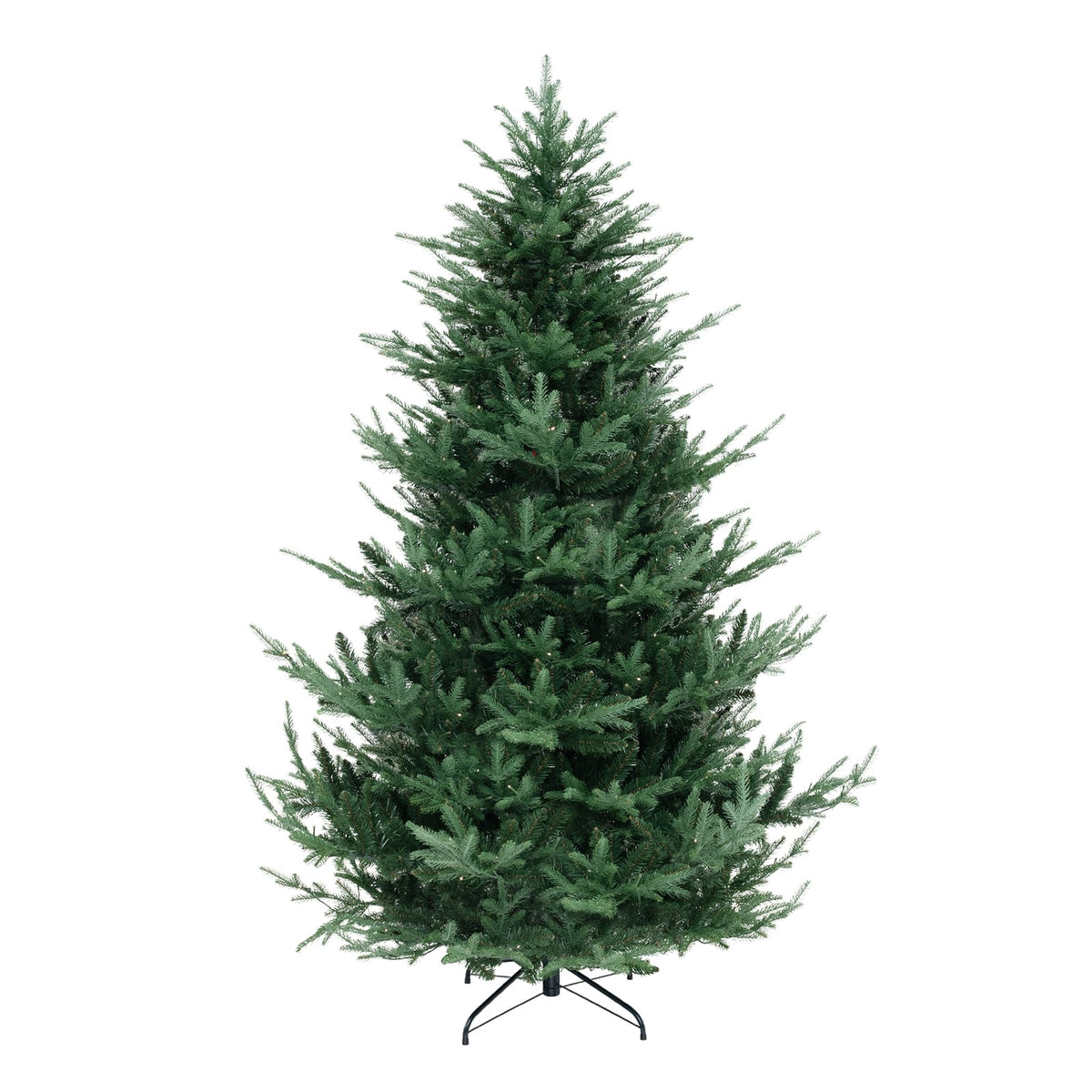6/7/8 FT Pre-Lit Artificial Hinged Xmas Tree with 778/1480 PVC and PE Branch Tips-L-Christmas Trees-DECOROLALA