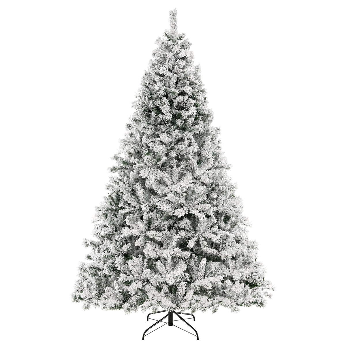 6/7/8 Feet Artificial Xmas Tree 3-Minute Quick Shape-8 ft-Christmas Trees-DECOROLALA