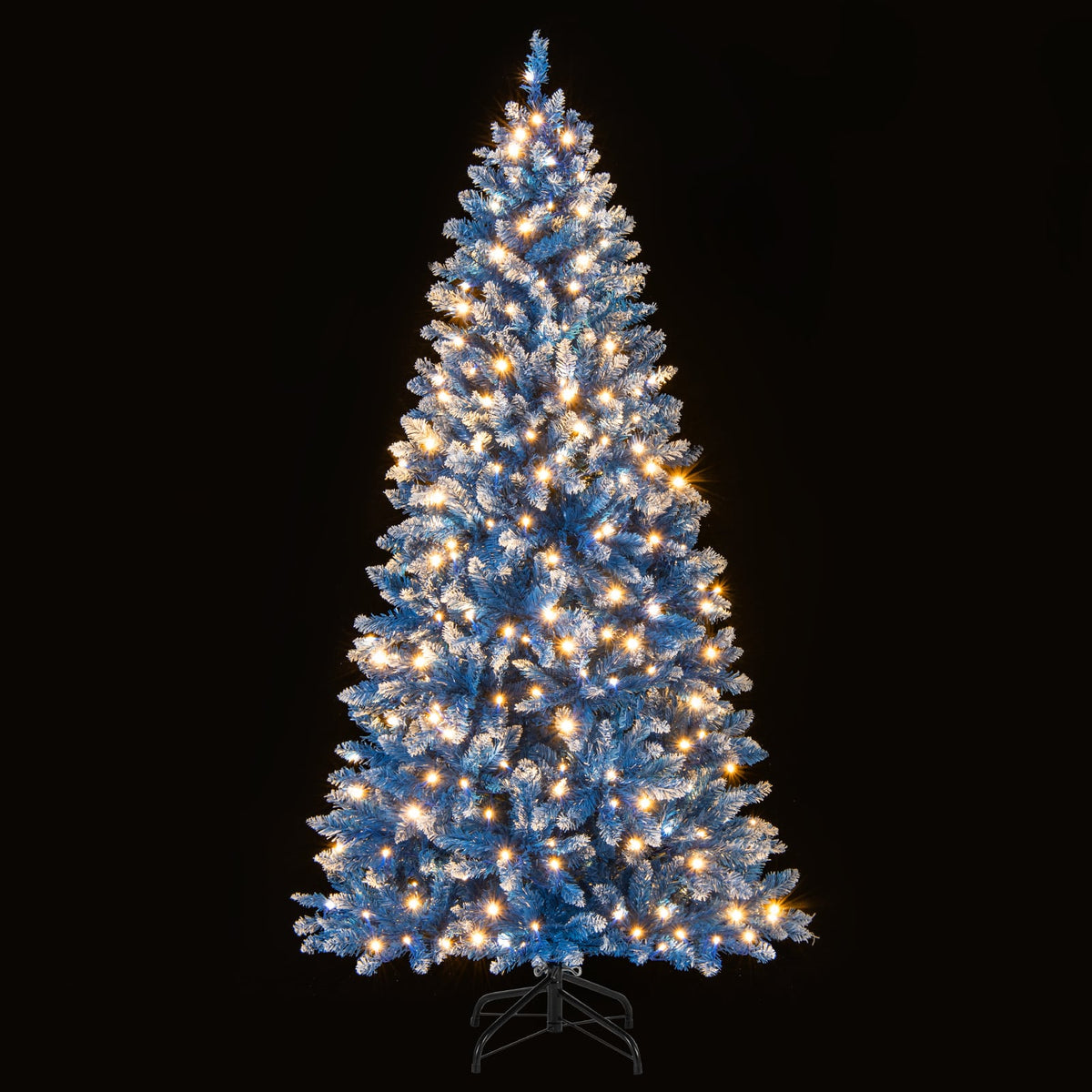 6/7/8/9 FT Artificial Christmas Tree with 767 Snowy Branch Tips-6 FT-Christmas Trees-DECOROLALA