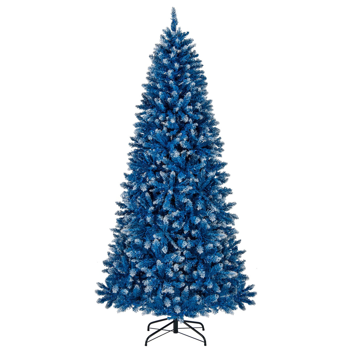 6/7/8/9 FT Artificial Christmas Tree with 767 Snowy Branch Tips-7 FT-Christmas Trees-DECOROLALA