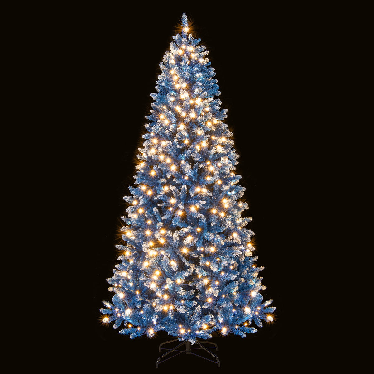 6/7/8/9 FT Artificial Christmas Tree with 767 Snowy Branch Tips-7 FT-Christmas Trees-DECOROLALA