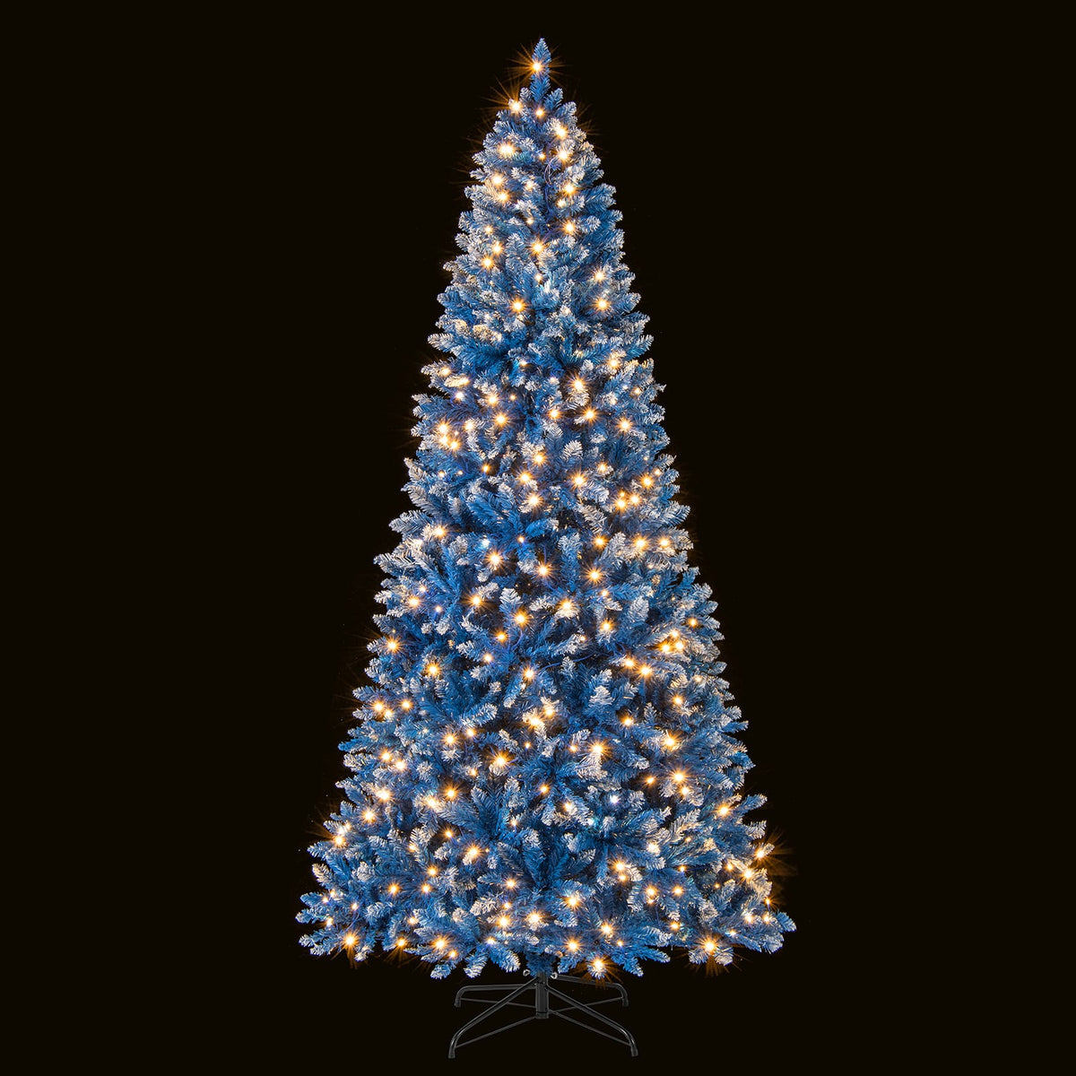 6/7/8/9 FT Artificial Christmas Tree with 767 Snowy Branch Tips-8 FT-Christmas Trees-DECOROLALA