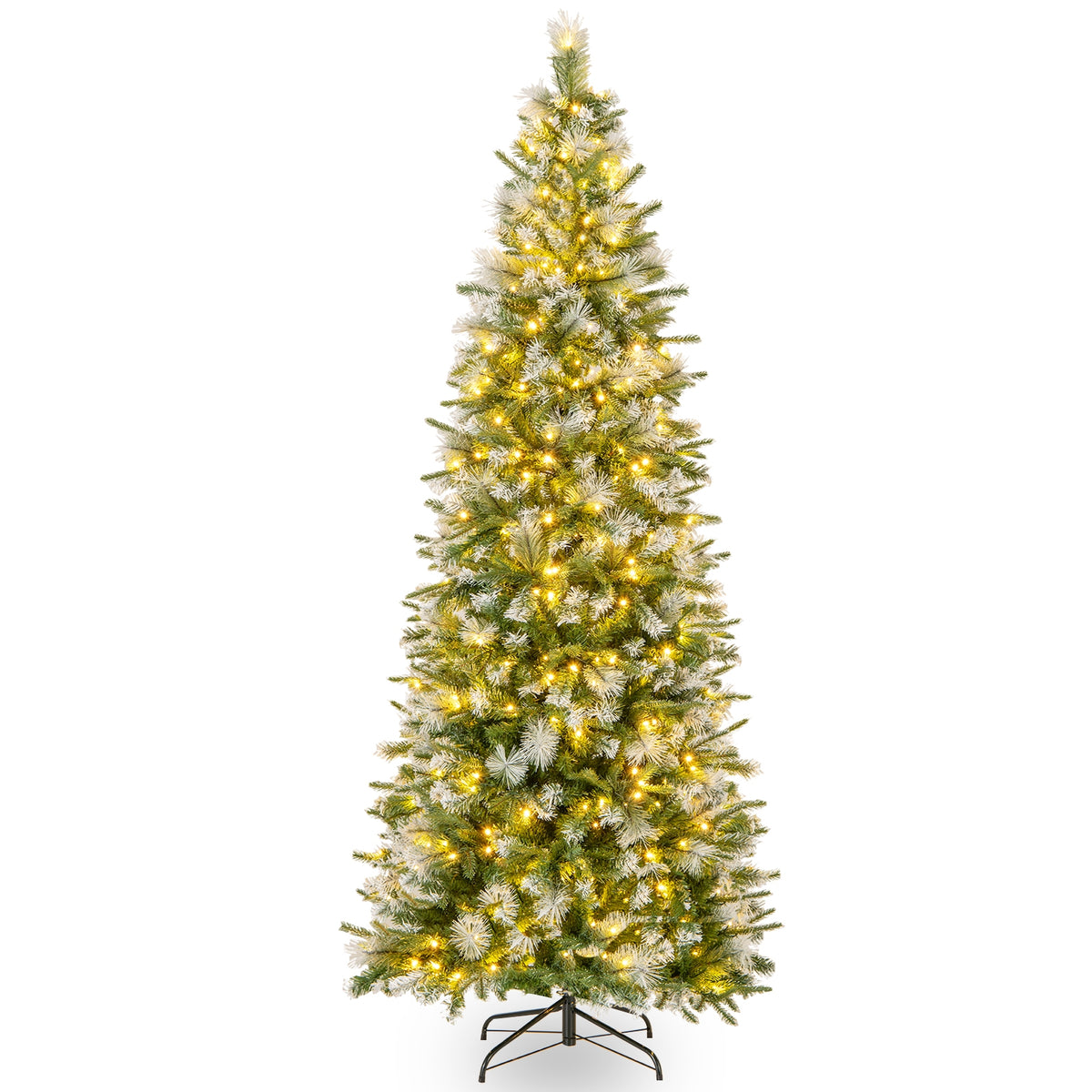 6/7.5/9 FT Artificial Christmas Tree with Warm-White LED Lights-M-Christmas Trees-DECOROLALA