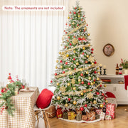 6/7.5/9 FT Pre-Lit Artificial Christmas Tree with 765/1135/1871 Tips and 280/470/690 Warm-White LED Lights-L-Christmas Trees-DECOROLALA