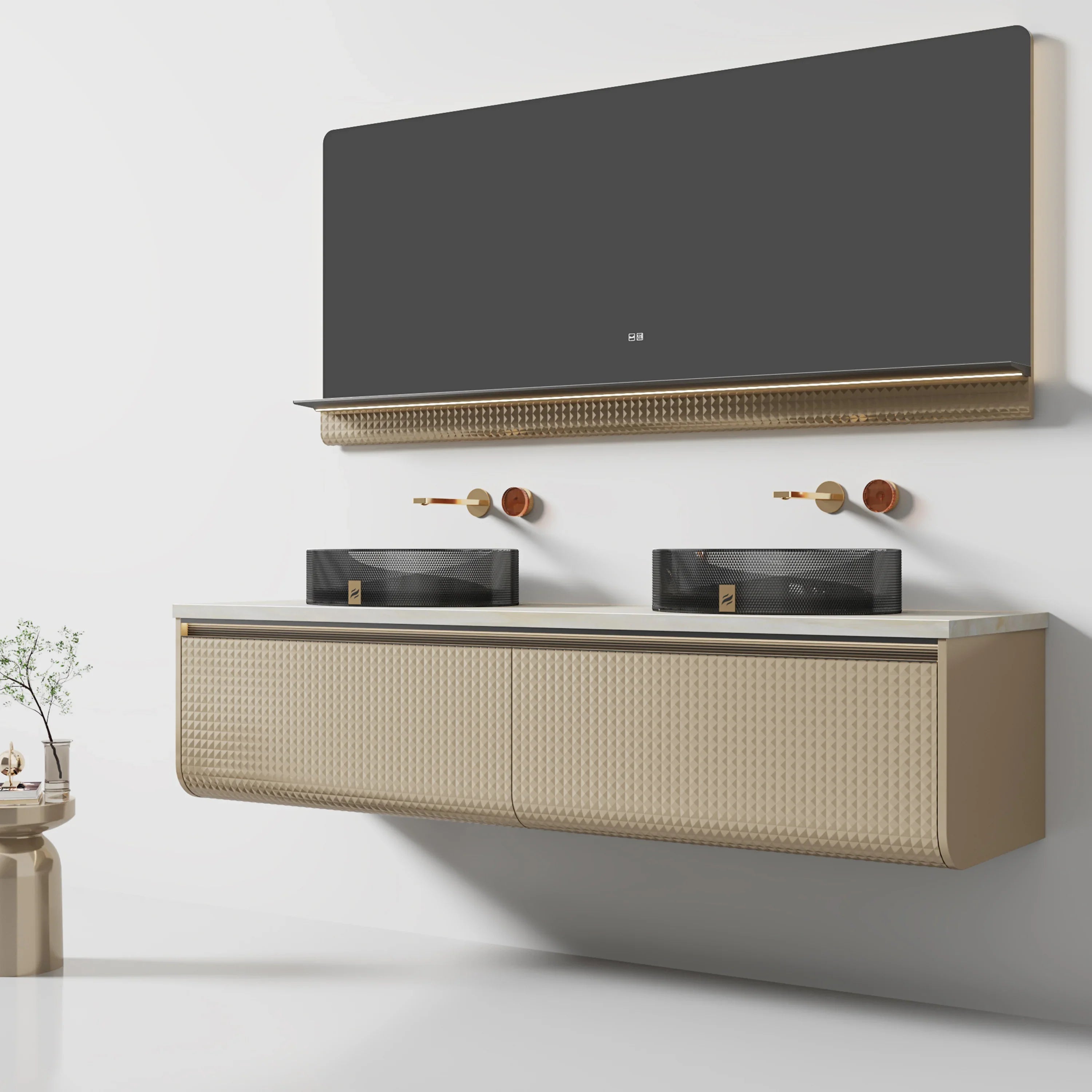 69" Champagne LED Mirror-Mirror-DECOROLALA