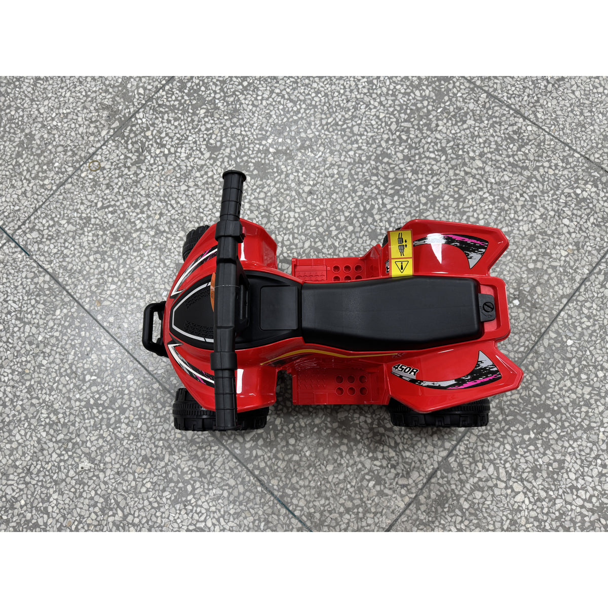 6V Kids ATV, 4 Wheels Kids Quad with Button Control, 45Mins Runtime, Max 1.2MPH, Max 55lbs Load for 18-48 M-Toys & Games > Baby & Toddler Toys > Electric Ride-On Toys > Electric Toy Cars-DECOROLALA